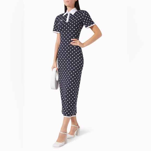 ISO‼️ ROWEN ROSE LONG POLO DRESS SIZE 42 - Picture 3 of 8